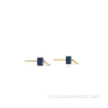 1.27mm 피치 핀 헤더 커넥터 단일 행 직각 SMT SQ0.46mm H2.5mm 1*2p